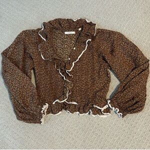 Doen floral sample blouse